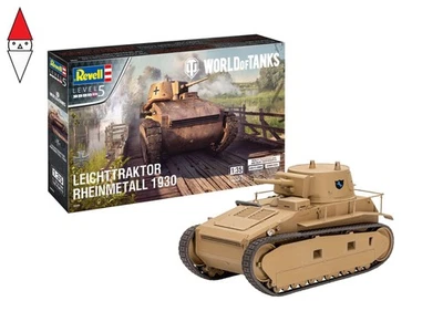 REVELL 1/35 WORLD OF TANKS LEICHTTRAKTOR RHEINMETALL 1930 - Immagine 1 di 4