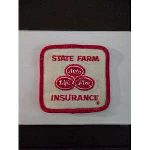 Vintage 60s-70s State Farm Insurance Patch 3" Sew-On Uniform Logo Advertising - Picture 1 of 3