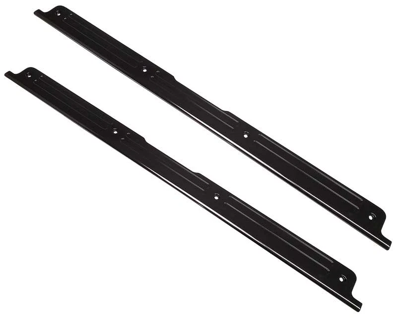 1967-72 Chevrolet GMC Truck; Billet Aluminum Door Sill Plates; Matte Black - Image 1 of 1