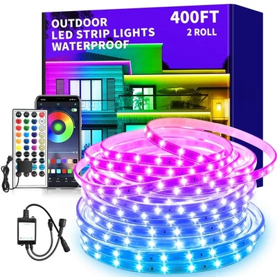400ft Outdoor LED Strip Lights Waterproof,IP68 Outside Led Light Strips Water... - Image 1 of 4