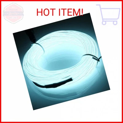 JIGUOOR EL Wire Battery Pack 16.4ft / 5m Bright Neon Light Strip 360° Illuminati - Image 1 of 2