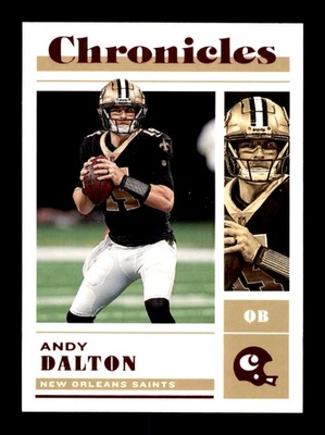 2022 Panini Chronicles Pink #27 Andy Dalton New Orleans Saints - Image 1 of 2