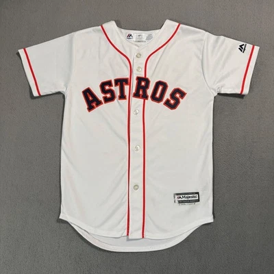 Houston Astros Carlos Correa Vtg Majestic MLB Baseball Jersey Shirt YOUTH M Kids - Image 1 of 4