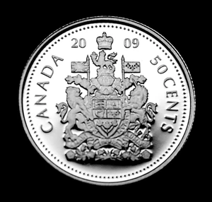 Moneda impecable 2009 50¢ camafeo a prueba de plata sin circular - Imagen 1 de 2