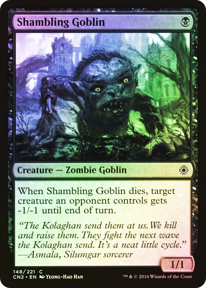 MTG FOIL Shambling Goblin  - Conspiracy: Take the Crown #148 - Image 1 of 1