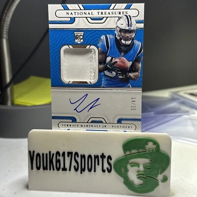 2021 National Treasures Terrace Marshall Jr. Glove Patch Auto RPA #’d/25 RC - Image 1 of 4