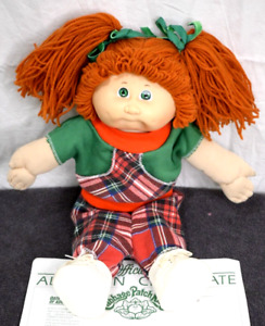 1984 Coleco Cabbage Patch Kids Red/Ginger dbl pony hair #3 head mold. Adoption