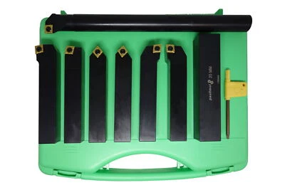 PAULIMOT Drehmeißel-Set mit Wendeplatten, 20 mm, 7-teilig inkl. Bohrstange - Bild 1 von 4