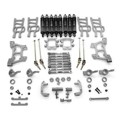 CNC Metal RC Car Full Upgrade Parts For HSP 94108 94111 1/10 Off-Road Model cazu - Image 1 of 4