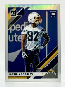 2019 Donruss Optic Holo #128 Nasir Adderley RC Los Angeles Chargers - Picture 1 of 2