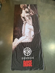 Derrick Rose Detroit Pistons Team Issued USED BANNER Fanatics COA - Picture 1 of 9