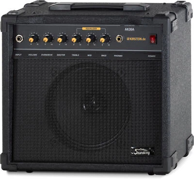 Gitarre Amp Gitarrenverstärker 75 Watt Verstärker Verzerrer LineOut Combo - Bild 1 von 4