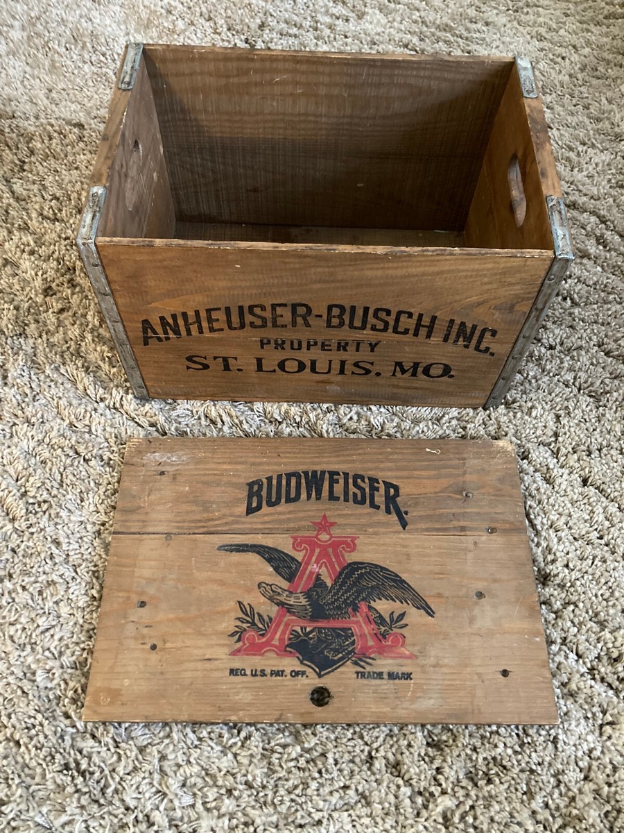 ❤️Budweiser❤️ヴィンテージ✨木箱 Anheuser-Busch 限定 ❤️Budweiser❤️ヴィンテージ✨木箱 Anheuser-Busch 限定