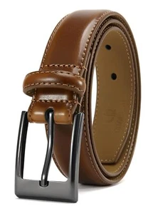 Boys Belt - 1 1/8" Leather Kids Belt for Dress - Perfect Companion to Youth F... - Picture 1 of 6