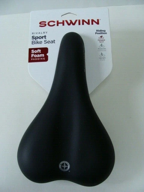 Schwinn Sport Rivalry Foam Bicycle Saddle Seat Model SW79858 Black