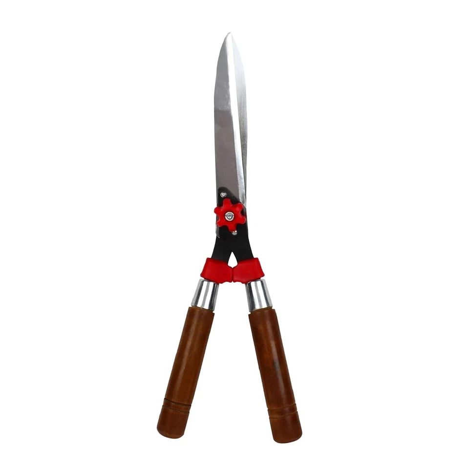 Hedge Shears for Gardening - 1 Pc (Metal) Hedge Pruner Shear Cutter with Wooden - Image 1 of 4