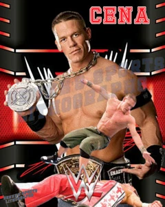 Impresión litográfica de la WWE de John Cena WWE 2023 - Imagen 1 de 1