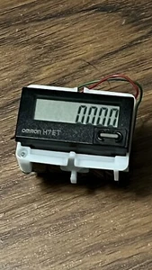 Omron 7-Segment LCD Panel-Mount Dual-Range Digital Time Counter H7ET-N-B - Picture 1 of 3