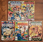 Defenders #112 - 116, Lot Of 5, Marvel Comics 1982-83 - Vf+
