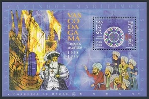 Macao 929,MNH.Michel 968 Bl.54. Voyage to India by Vasco da Gama,1598-1998. - Picture 1 of 1