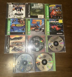 PlayStation 1 PS1 Game Lot 11 Games-Tony Hawk2 Crash Bandicoot Madden 2002 Blade - Picture 1 of 6