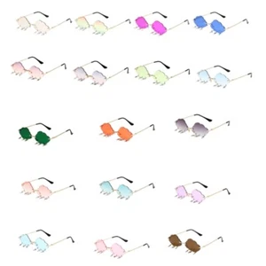 Punk Shades Glasses for Music Festival Boys Girls Lightweight Sunglasses - Picture 1 of 25