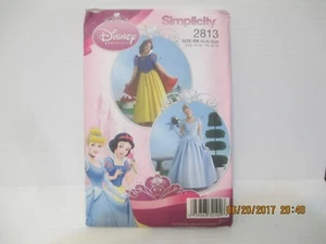 Simplicity Disney Prinzessinnen Schnittmuster 2813 Größe 14 16 18 20 ungeschnitten FF - Bild 1 von 2