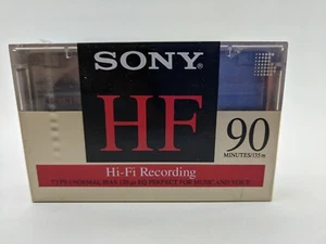 Sony Hi-Fi Recording Cassette Tape 90 Minutes See Through Shell NEW Sealed - Picture 1 of 7