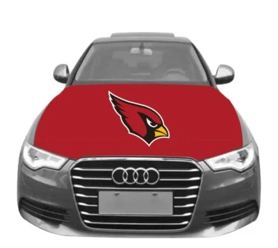 "Cubierta para capó auto auto Arizona Cardinals banderas deportivas 60"" X 48"" regalo para fanáticos" Foto 1 de 4