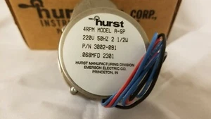 Hurst Gearmotor, Synchronous, A Series, 3002-091, 4 rpm - Picture 1 of 2