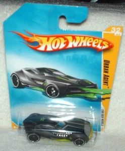 Hot Wheels 2008 New Models #32 Urban Agent flat blac,ex.card,i combine shipping - Picture 1 of 1