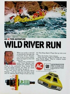 Oldsmobile 442 Tony Sparks Colorado River AC 1970 Vintage Original Print Ad - Bild 1 von 6