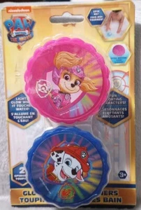 Paw Patrol Brillante Baño Spinners Paquete de 2 Skye & Marshall Espiral Fondo SpinmeNUEVO - Imagen 1 de 11