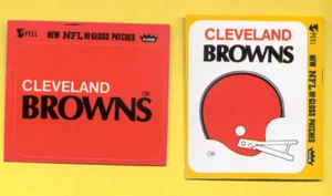 Juego de pegatinas y logotipo Fleer Action Cleveland Browns 1979 - Imagen 1 de 1