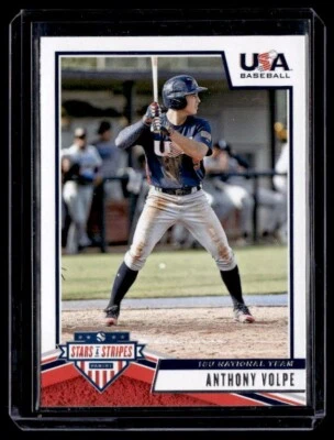2019 USA Baseball Stars and Stripes #47 Anthony Volpe - Image 1 of 2