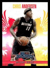 2013-14 Panini Crusade #298 CHRIS ANDERSON Crusade Red Prizm #D 208/349!
