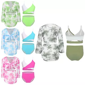 Costume da bagno bambina parco acquatico costume da bagno spiaggia bikini costume da sole surf - Foto 1 di 56