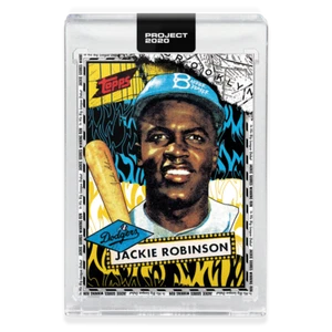 Topps Project 2020~1952 Jackie Robinson #140 By Tyson Beck PR:6068 - Picture 1 of 2