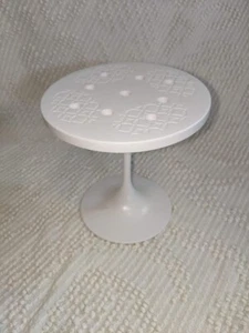 Barbie Dream House White Dining Table White - Picture 1 of 4