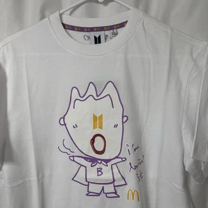 McDonalds BTS Shirt Mens Medium J Hope K Pop Bighit Music Food Tee I’m Lovin It - Picture 1 of 6