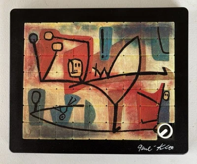 Rompecabezas de diapositivas Paul Klee 1939 arte vintage hecho en Alemania 1994 por Pussycat Foto 1 de 4
