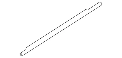 Genuine Audi Belt Weather-Strip 8U0-839-477 Foto 1 de 2