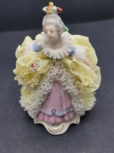 Vintage Dresden German Porcelain Figurine, SEE PICTURES FOR DETAILS. - Picture 1 of 14
