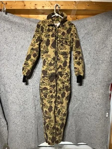 Vintage SafTbak Coverall Mens M endorsed by Jim catfish Hunter made in the USA - Picture 1 of 4