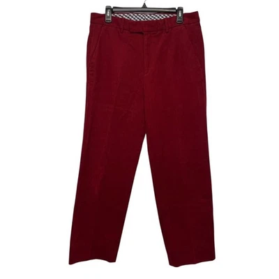 Etro Mens Pants EU Size 48 Cotton Dark Red Made in Italy (US Size 38) Corduroy - Image 1 of 4