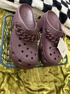 Siren Chain Clog Herren Gr. 11 Burgund Iconic Comfort EUR 45-46 Brandneu ohne Karton Chunky Heel - Bild 1 von 3