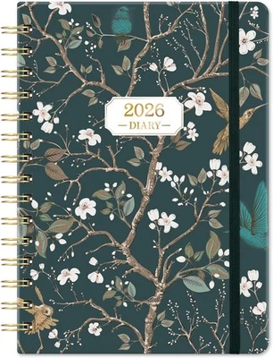 FULLVINTAGE 2026 Diary - A5 2026 Week to View from January 2026 December 2026,...