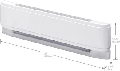 Dimplex 240V 25" Linear Convector Electric Baseboard Heater LC2507W31 750W NEW - Image 1 of 4