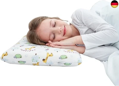 SIKAINI Kinder Kopfkissen 30x50 Oeko-Tex Memory Foam Kissen mit weichem