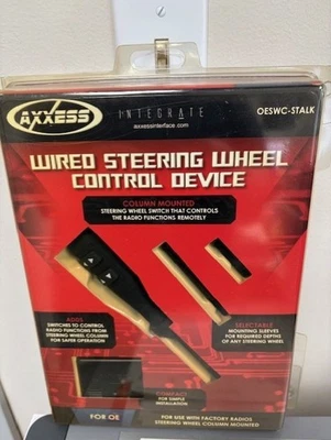 New! Axxess OESWC-STALK Wired Steering Wheel Control Device for OE — 第 1/2 张图片